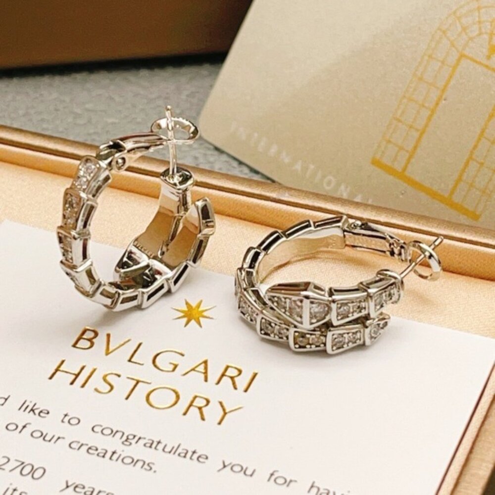 BVLGARI Silver Earrings - Picture 6 of 7